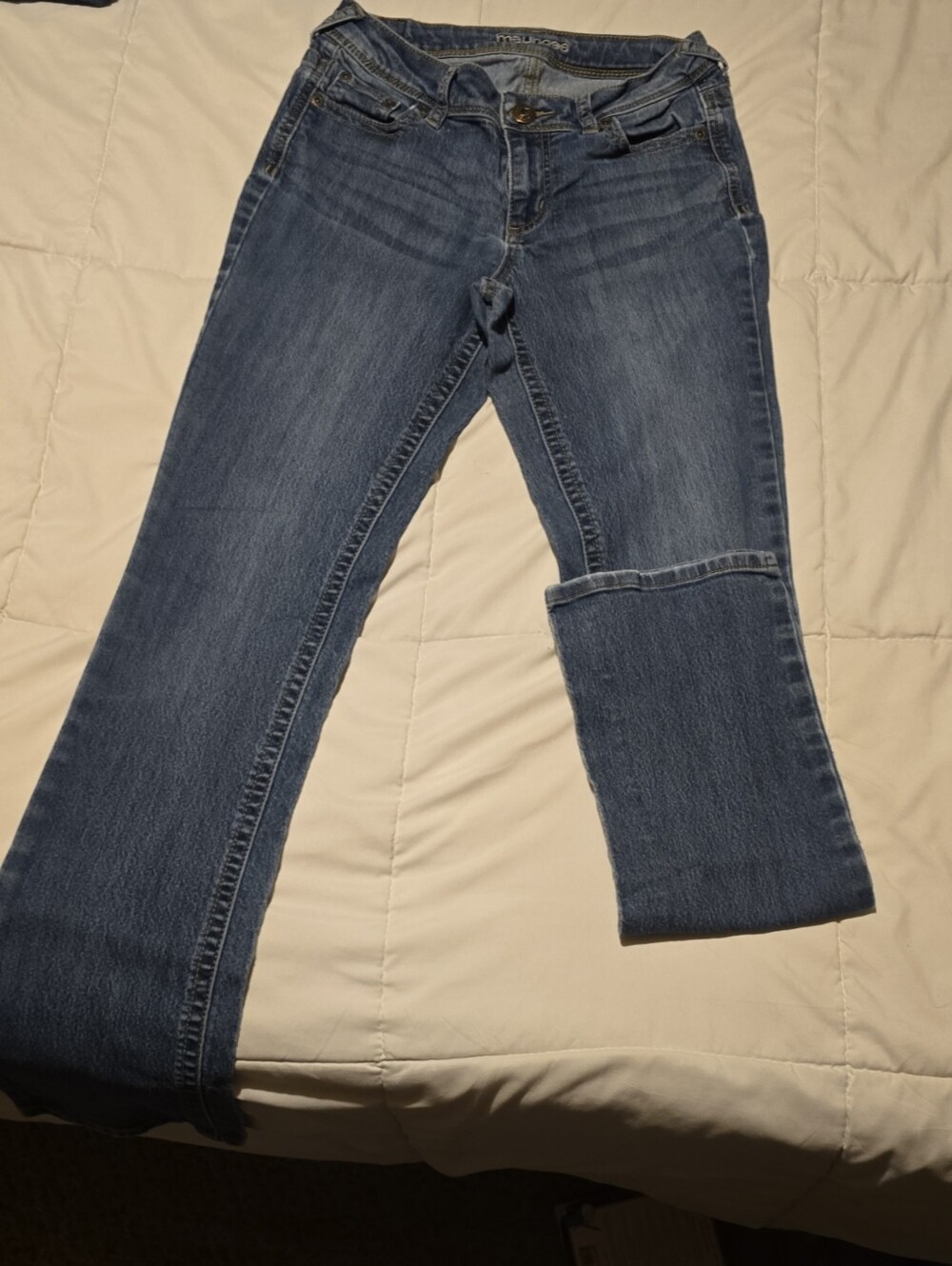 Maurices Women’s Blue Denim Jeans - Classic Straight Leg